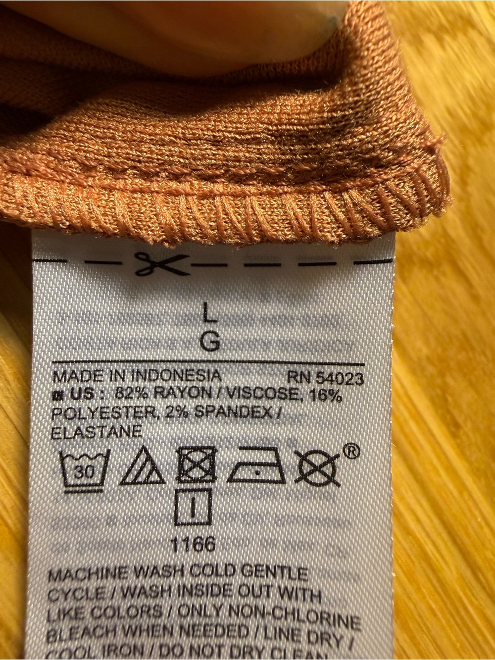 Old Navy Rust Midi Dress with Tie Waist - Picture 6 of 6